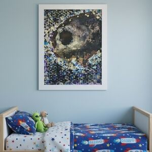 HANDCRAFTED Abstract Painting HANDPAINTED Artwork HANDMADE Wall Art Decor